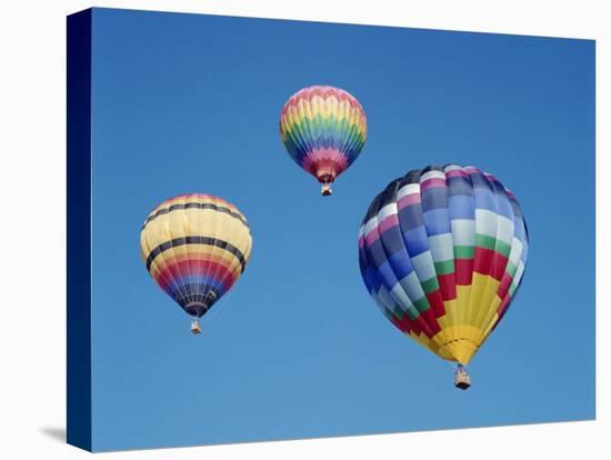 Colorful Hot Air Balloons in Sky, Albuquerque, New Mexico, USA-null-Premier Image Canvas