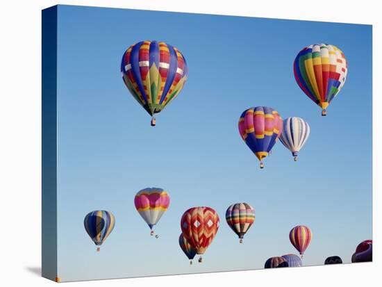 Colorful Hot Air Balloons in Sky, Albuquerque, New Mexico, USA-null-Premier Image Canvas