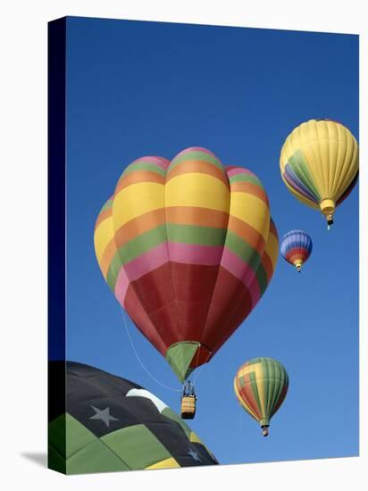 Colorful Hot Air Balloons in Sky, Albuquerque, New Mexico, USA-null-Premier Image Canvas