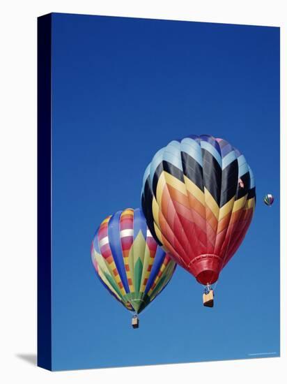 Colorful Hot Air Balloons in Sky, Albuquerque, New Mexico, USA-null-Premier Image Canvas