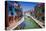 Colorful houses and canal, Burano, Veneto, Italy-Russ Bishop-Premier Image Canvas