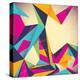 Colorful Illustrated Abstraction-Rashomon-Stretched Canvas
