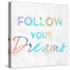 Colorful Inspirational Watercolors I-SD Graphics Studio-Stretched Canvas