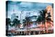 Colorful Ocean Drive - South Beach - Miami Beach Art Deco Distric - Florida-Philippe Hugonnard-Premier Image Canvas