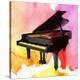 Colorful Piano-Irena Orlov-Stretched Canvas