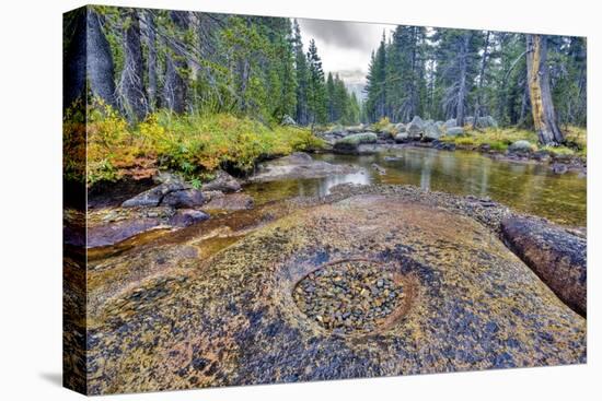 Colorful Rocks in Granite Bowl-Doug Meek-Premier Image Canvas