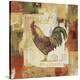 Colorful Rooster II-Lisa Audit-Stretched Canvas