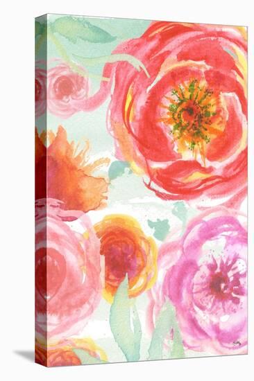 Colorful Roses I-Elizabeth Medley-Stretched Canvas