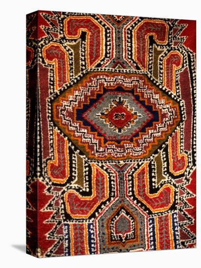 Colorful Rug Artwork, Casablanca, Morocco-Bill Bachmann-Premier Image Canvas