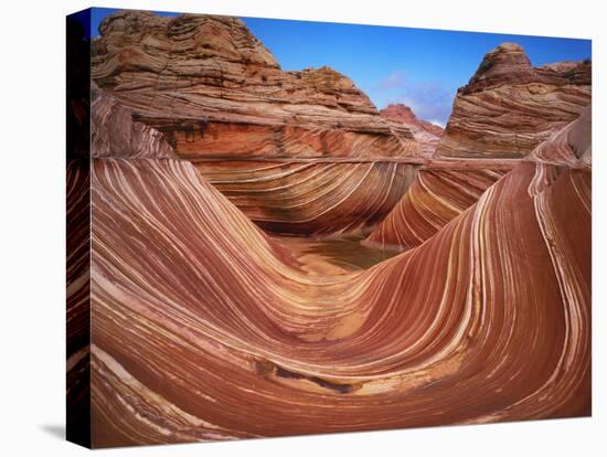 Colorful Sandstone Swirls in the Wave Formation, Paria Canyon, Utah, Usa-Dennis Flaherty-Premier Image Canvas