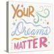 Colorful Sayings III-Anne Tavoletti-Stretched Canvas