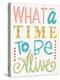 Colorful Sayings VI-Anne Tavoletti-Stretched Canvas