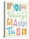 Colorful Sayings VII-Anne Tavoletti-Stretched Canvas