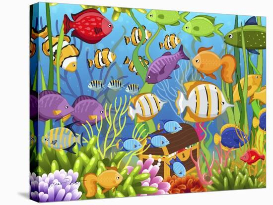 Colorful Sea Life-Jean Plout-Premier Image Canvas