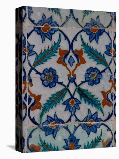 Colorful Tile Work in the Topkapi Palace, Istanbul, Turkey-Darrell Gulin-Premier Image Canvas