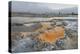 Colorful travertine formations at Great Fountain Geyser, Yellowstone National Park.-Alan Majchrowicz-Premier Image Canvas