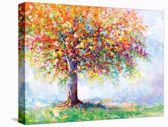 Colorful Tree of Life-Leon Devenice-Stretched Canvas