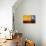 Colorful View in Brooklyn New York-null-Stretched Canvas displayed on a wall