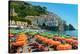 Colorful View of Almafi Coast Italy-null-Stretched Canvas