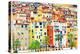 Colors of Mediterraneans - Houses of Menton-Maugli-l-Premier Image Canvas