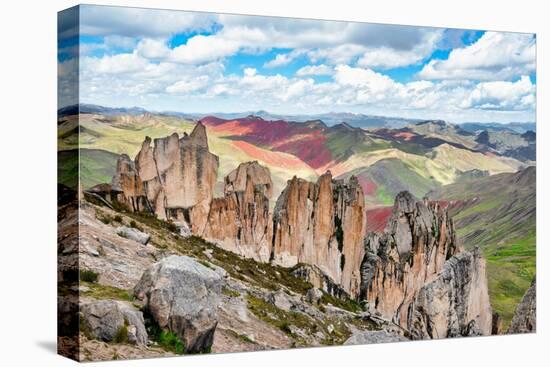Colors of Peru - Highest Altitude-Philippe HUGONNARD-Premier Image Canvas