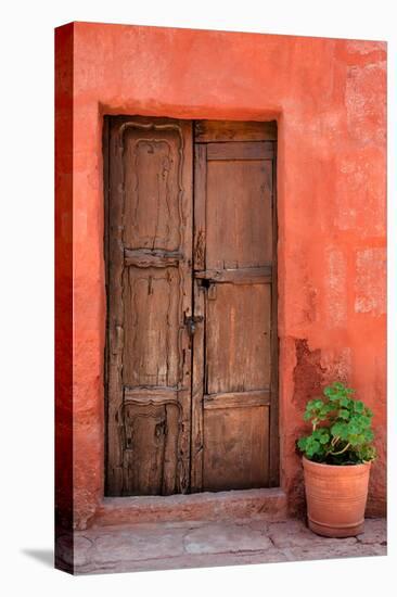 Colors of Peru - Red Wall-Philippe HUGONNARD-Premier Image Canvas