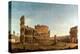 Colosseum and Arch of Constantine, Rome-Canaletto-Premier Image Canvas