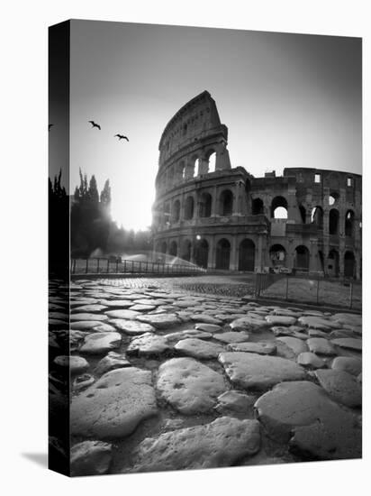 Colosseum and Via Sacra, Rome, Italy-Michele Falzone-Premier Image Canvas