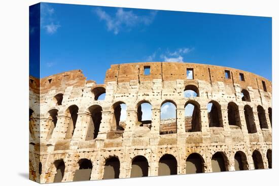 Colosseum or Flavian Amphitheatre, Rome, Latium, Italy, Europe-Nico Tondini-Premier Image Canvas