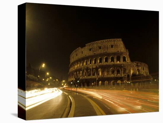 Colosseum Ruins at Night, Rome, Italy-Bill Bachmann-Premier Image Canvas
