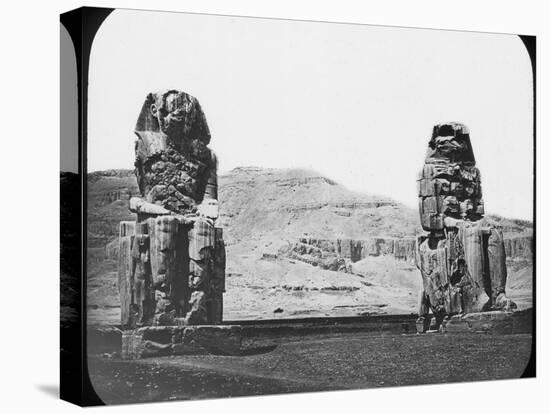 Colossi of Memnon, Luxor (Thebe), Egypt, C1890-Newton & Co-Premier Image Canvas