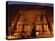 Colossi of Ramses II, Floodlit, Great Temple of Ramses II, Abu Simbel, Egypt-Strachan James-Premier Image Canvas