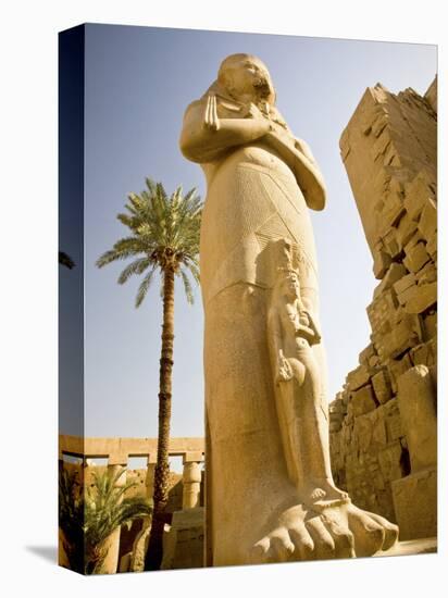 Colossus of Ramses Ii and a Favorite Daughter in Karnak Temple, Luxor, Egypt-Dave Bartruff-Premier Image Canvas