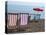 Coloured Deck Chairs on the Pebble Strand, Brighton, Sussex, England, Uk-null-Premier Image Canvas