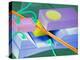 Coloured SEM of a Laser Unit for Fibre Optics-Volker Steger-Premier Image Canvas