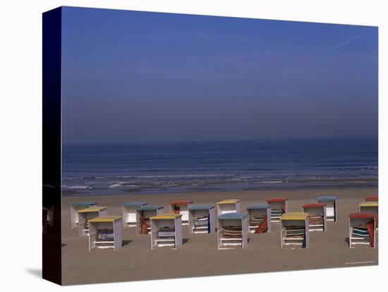 Colourful Beach Huts, Noordwijk, Katwijk, Holland-I Vanderharst-Premier Image Canvas