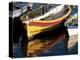 Colourful Boats Reflected in the Water of the Harbour, Sete, Herault, Languedoc-Roussillon, France-Ruth Tomlinson-Premier Image Canvas