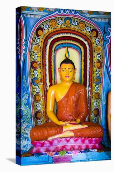 Colourful Buddha Statue at Isurumuniya Vihara-Matthew Williams-Ellis-Premier Image Canvas