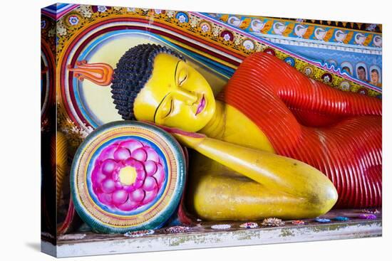 Colourful Buddha Statue at Isurumuniya Vihara-Matthew Williams-Ellis-Premier Image Canvas