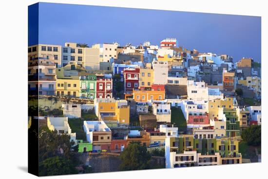 Colourful Buildings in the San Juan District, Las Palmas de Canary Islands, Spain-Neil Farrin-Premier Image Canvas