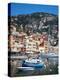 Colourful Buildings, Villefranche, Alpes-Maritimes, Provence-Alpes-Cote D'Azur, French Riviera-Adina Tovy-Premier Image Canvas