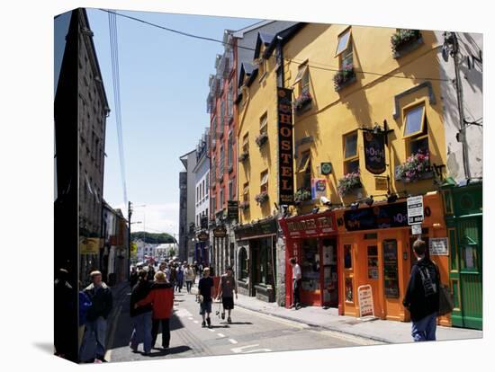 Colourful Facades, Galway, County Galway, Connacht, Eire (Republic of Ireland)-Ken Gillham-Premier Image Canvas