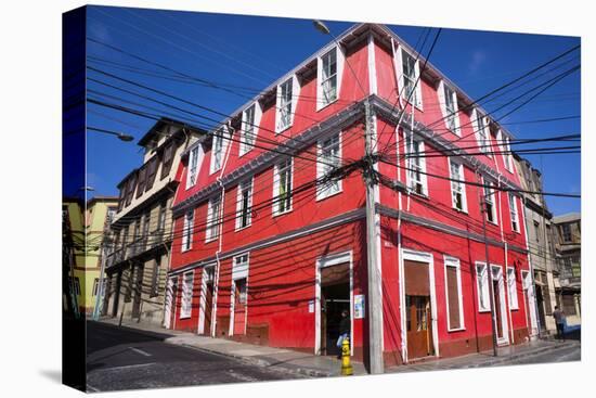 Colourful House, Valparaiso, Chile-Peter Groenendijk-Premier Image Canvas