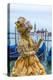 Colourful mask and costume of the Carnival of Venice, famous festival worldwide, Venice, Veneto, It-Roberto Moiola-Premier Image Canvas