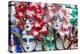 Colourful masks of the Carnival of Venice, famous festival worldwide, Venice, Veneto, Italy, Europe-Roberto Moiola-Premier Image Canvas