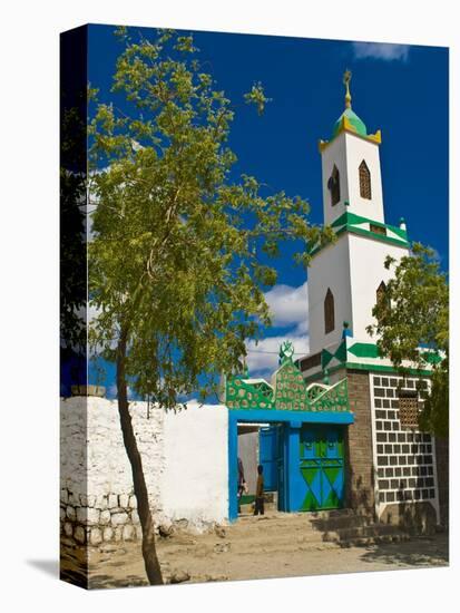 Colourful Mosque in a Little Village in the Republic of Djibouti, Africa-null-Premier Image Canvas
