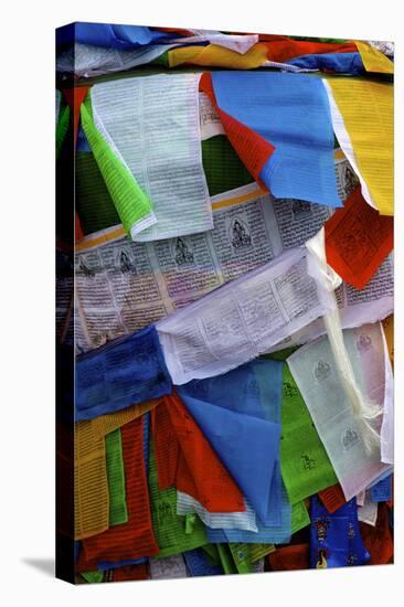 Colourful Prayer Flags, Lhasa, Tibet, China, Asia-Simon Montgomery-Premier Image Canvas