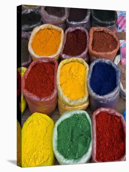 Colourful Spices at Market Stall, Osh, Kyrgyzstan, Central Asia, Asia-Michael Runkel-Premier Image Canvas