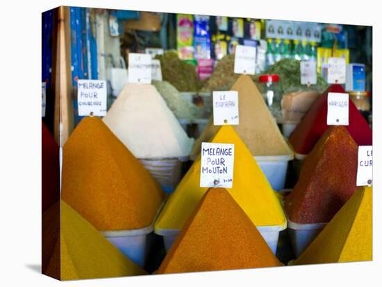 Colourful Spices in the Souk of the Coastal City of Essaouira, Morocco, North Africa, Africa-Michael Runkel-Premier Image Canvas