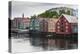 Colourful Wooden Warehouses on Wharf Beside the Nidelva River-Eleanor Scriven-Premier Image Canvas